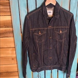 Old Navy Lightweight denim trucker Jacket Timeless Style faux side pockets M